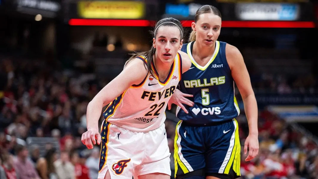 Paige Bueckers fouls Caitlin Clark, fuels Wings’ Fever halftime clash