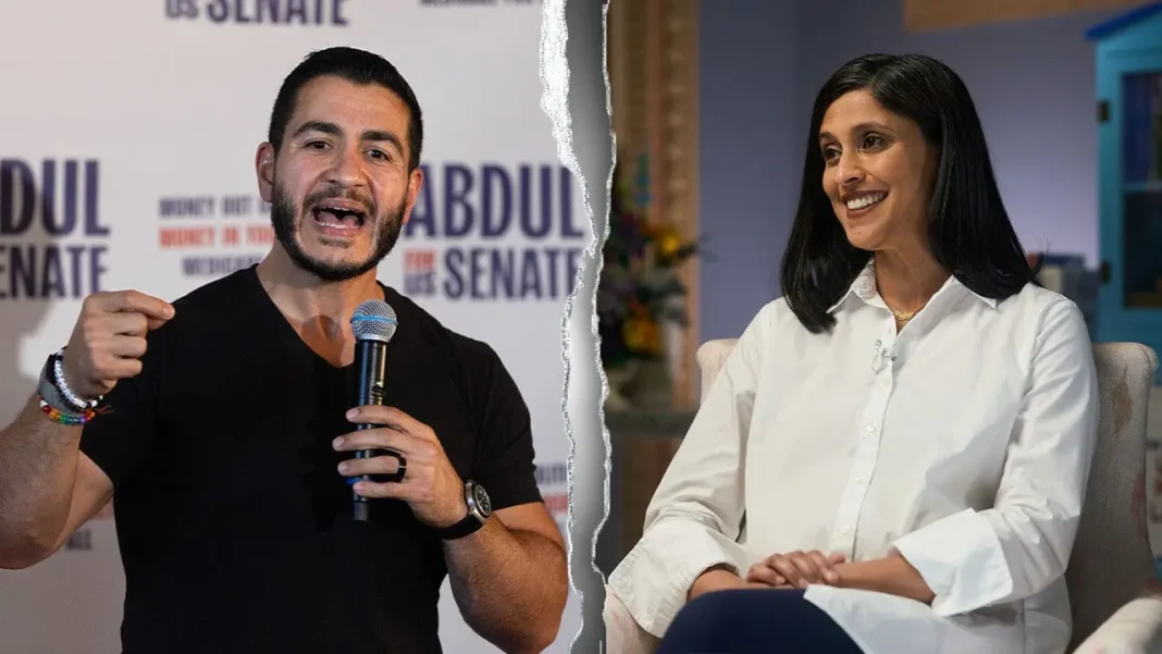 Abdul El-Sayed attacks Usha Vance ‘racist’ post, Gill says