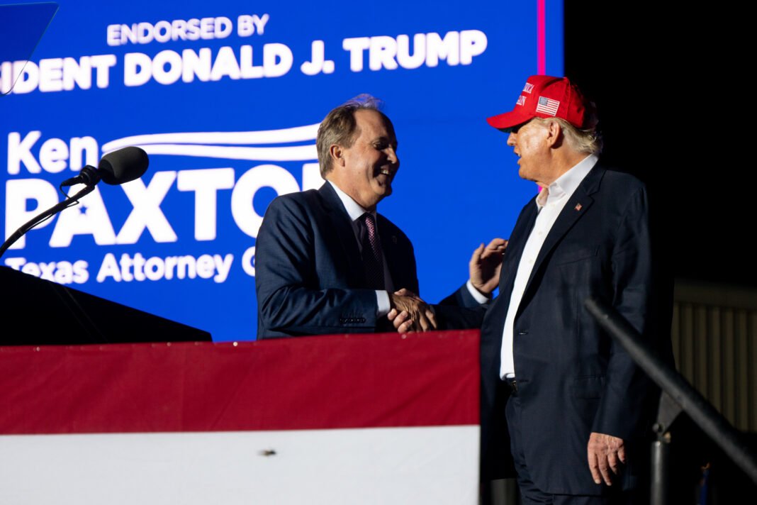 Trump Unleashes Massive War Chest to Rescue Ken Paxton Campaign